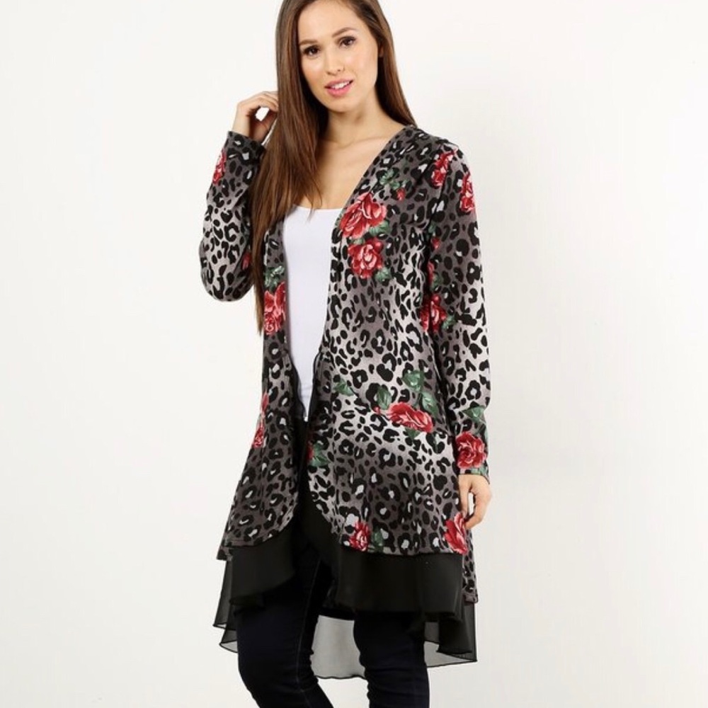 LADIES PLUS SIZE KIMONO